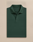 Polo Uomo in Piqué Riciclato – Eco-Design Resistente - Verde Alga