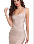 Abito mini donna bodycon a fascia – taglio stretch, silhouette scolpita