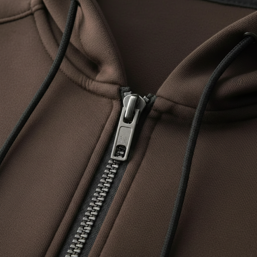 Set Tuta Sportiva Uomo con Felpa Zip e Pantaloni