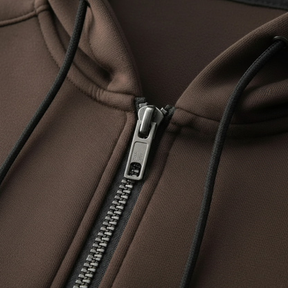 Set Tuta Sportiva Uomo con Felpa Zip e Pantaloni