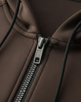 Set Tuta Sportiva Uomo con Felpa Zip e Pantaloni