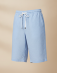 Bermuda Uomo in Lino Puro – Eleganza Naturale per l'Estate - Azzurro