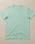 T-shirt Uomo Manica Corta Colori Pastello – Estate Fresca ed Elegante - Verde Menta