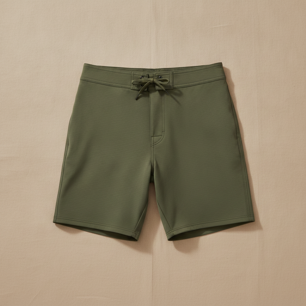 Costume Uomo Lungo al Ginocchio Quick-Dry – Sportivo e Coprente - Verde Militare
