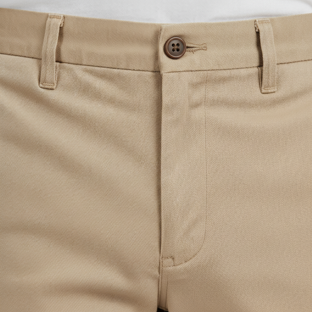 Bermuda Chino Uomo con Risvolto – Dettaglio Curato ed Elegante - dettaglio