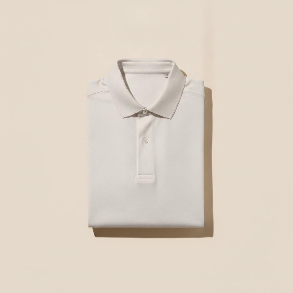 Polo Uomo in Cotone Mercerizzato – Finitura Lucida Premium - Grigio Perla