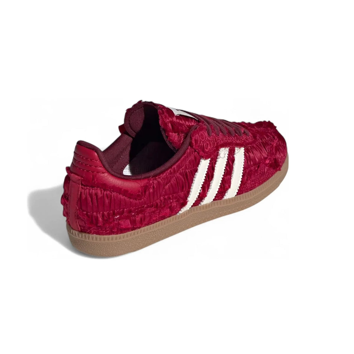 Adidas Samba Satin Power Red x Caroline Hu sneakers basse uomo e donna in rosso - dettaglio suola