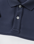 Polo Uomo Color Block Sportiva – Design Bicolore Dinamico - dettaglio