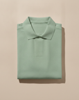 Polo Uomo in Lino Puro – Eleganza Naturale e Fresca - Verde Salvia