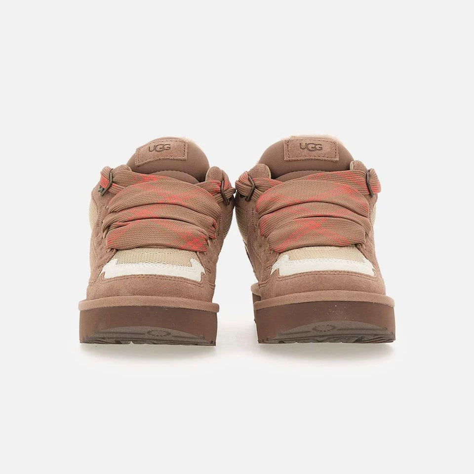 UGG Lowmel Rocky Oak sneakers donna in pelle scamosciata marrone quercia, dettaglio interno