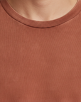T-shirt Uomo Tinta in Capo Vintage – Colori Slavati Autentici - dettaglio