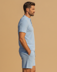 Completo Coordinato Uomo in Spugna e Pantaloncini - vista laterale