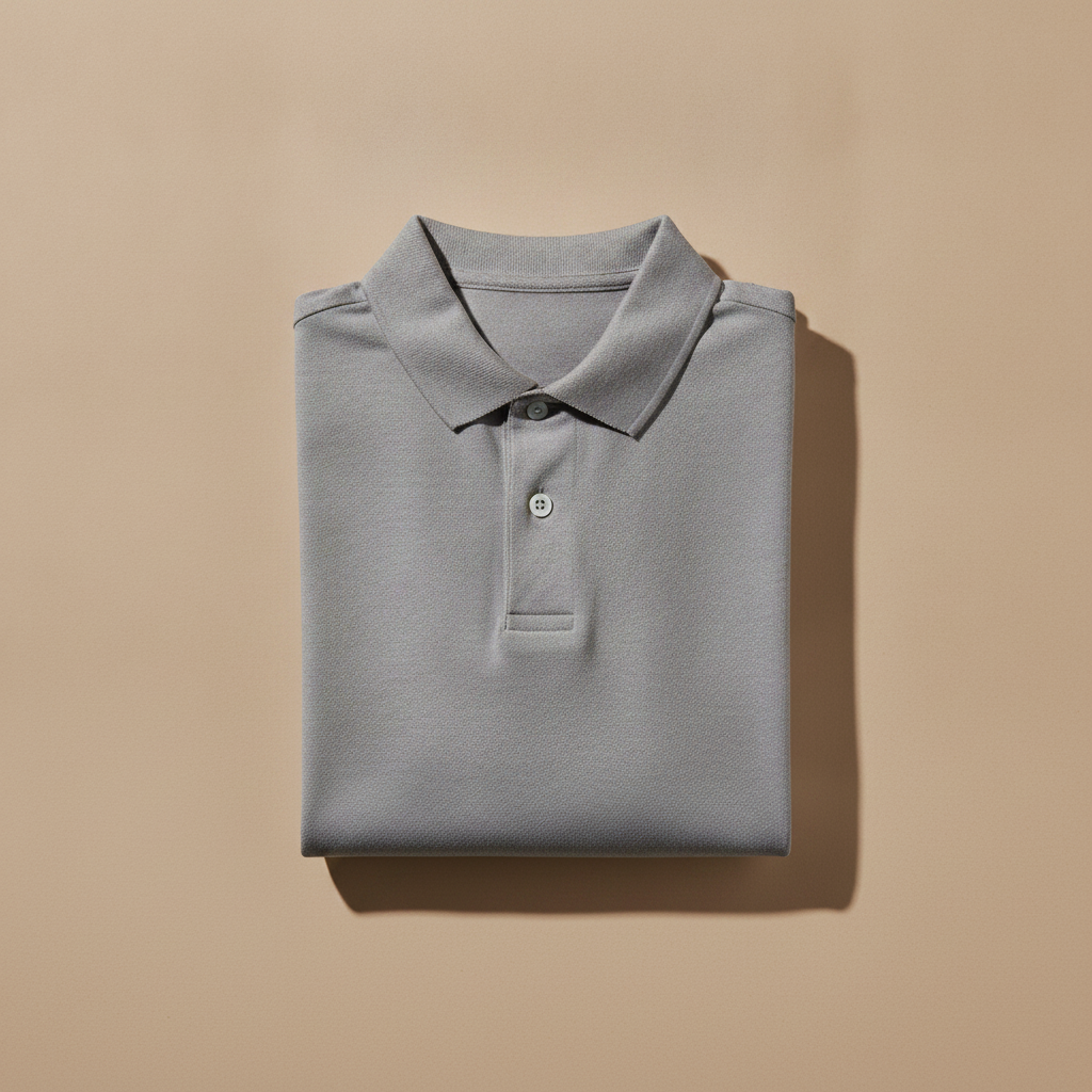 Polo Uomo Oversize Streetwear – Vestibilità Ampia Urban - Grigio
