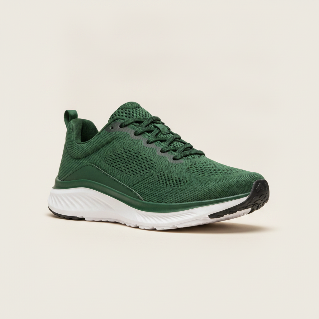 Sneakers Uomo Running Mesh – Leggere e Ultra Traspiranti - Verde