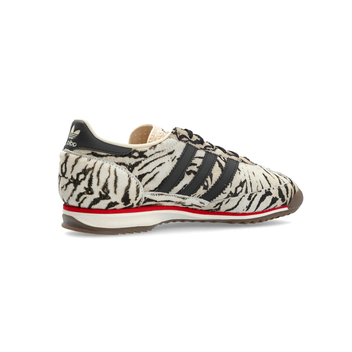 Adidas SL 72 Zebra Print sneakers basse uomo e donna in bianco nero - dettaglio suola