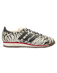 Adidas SL 72 Zebra Print sneakers basse uomo e donna in bianco nero - vista laterale