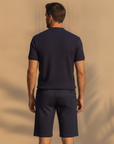 Pantaloncini Chino Slim Uomo – Vestibilità Moderna Aderente - vista posteriore