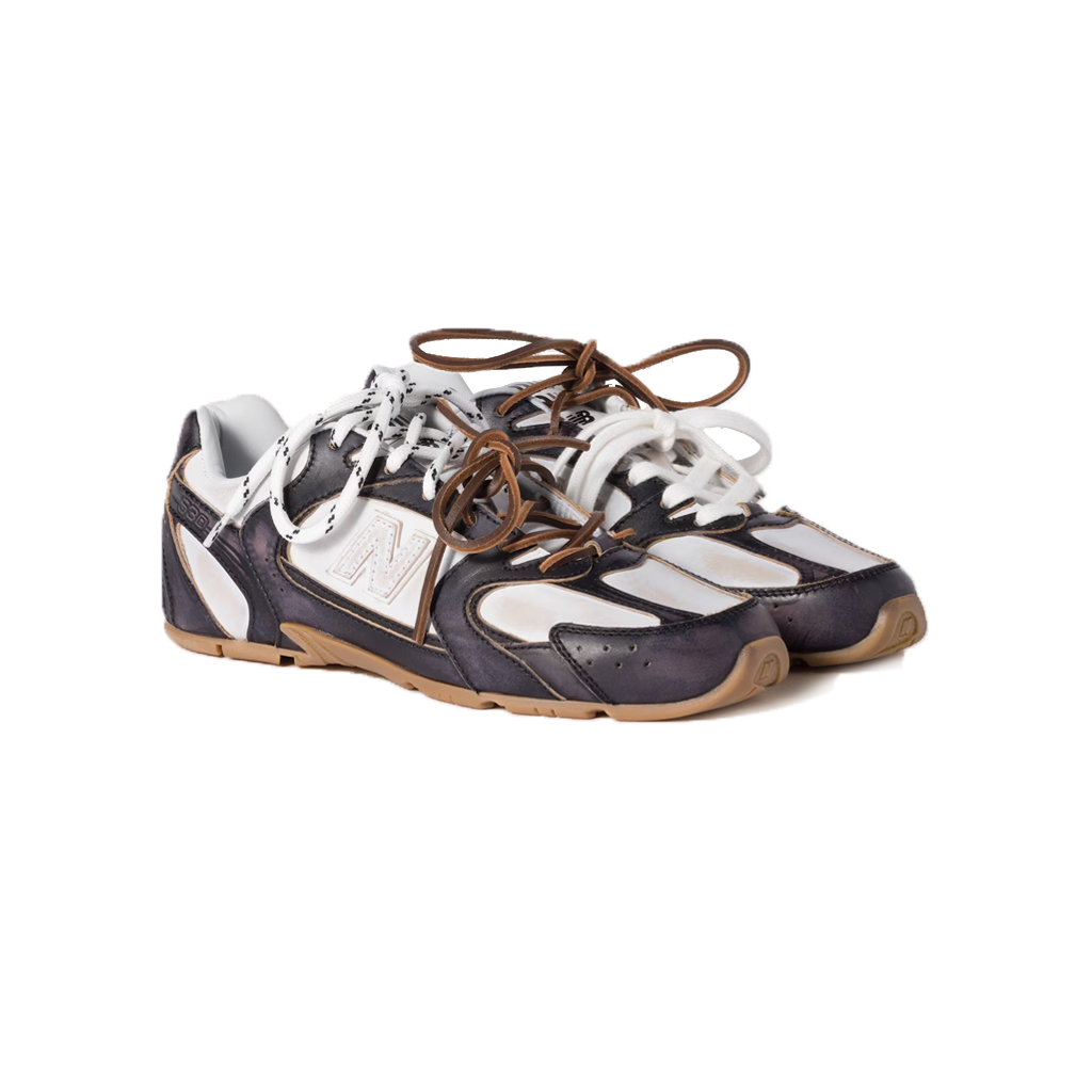New Balance 530 x Miu Miu Deco' Calf Leather Black White Nero Unisex - 2
