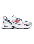 New Balance 530 Scarpe Uomo Bianche Blu e Rosse Running Casual