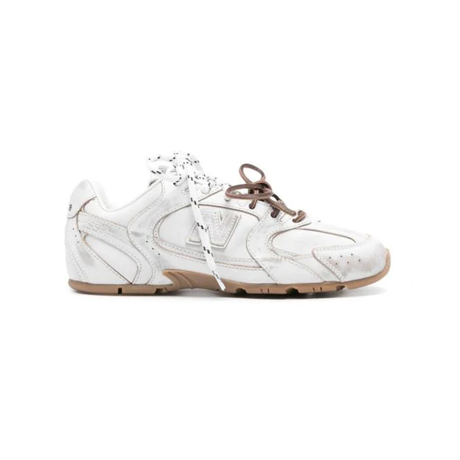 New Balance 530 x Miu Miu Leather White Bianco Uomo Donna - 1