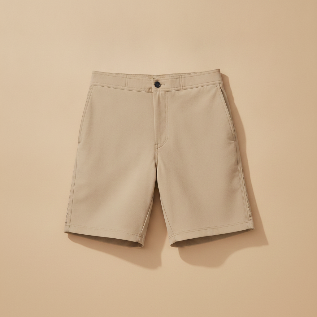 Pantaloncini Mare Uomo Quick-Dry – Tasche Laterali Pratiche - Beige