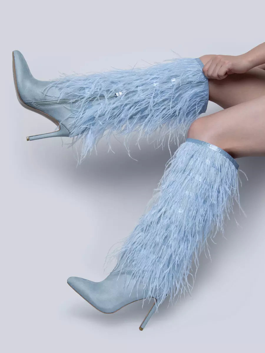 Stivali al Ginocchio Donna Livia Maria Sildora – dettaglio del materiale
