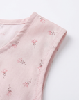 Abito lungo donna in tessuto leggero, floreale — vista 4