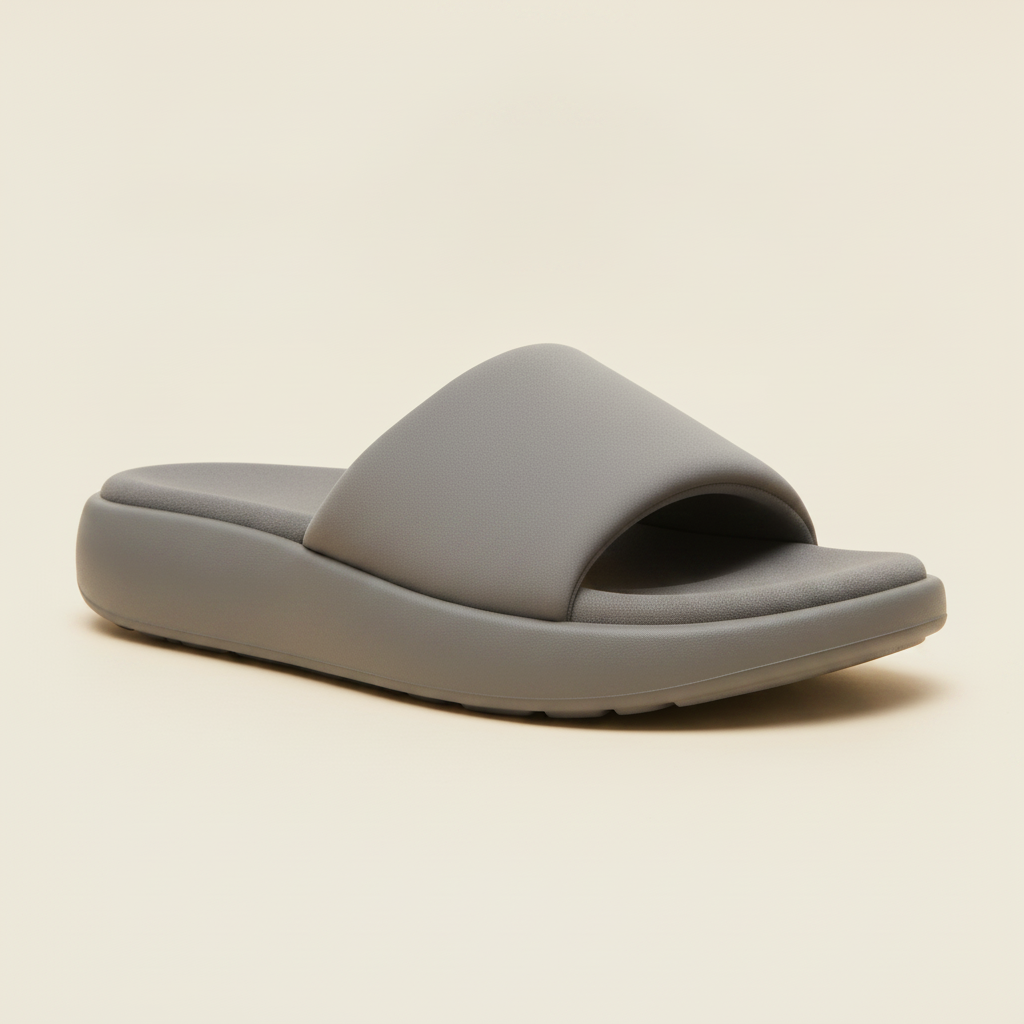Ciabatte Slides Uomo – Comfort Estivo Rilassato - Grigio