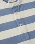Completo Coordinato Uomo Camicia Righe Bayadère e Pantaloncini - dettaglio