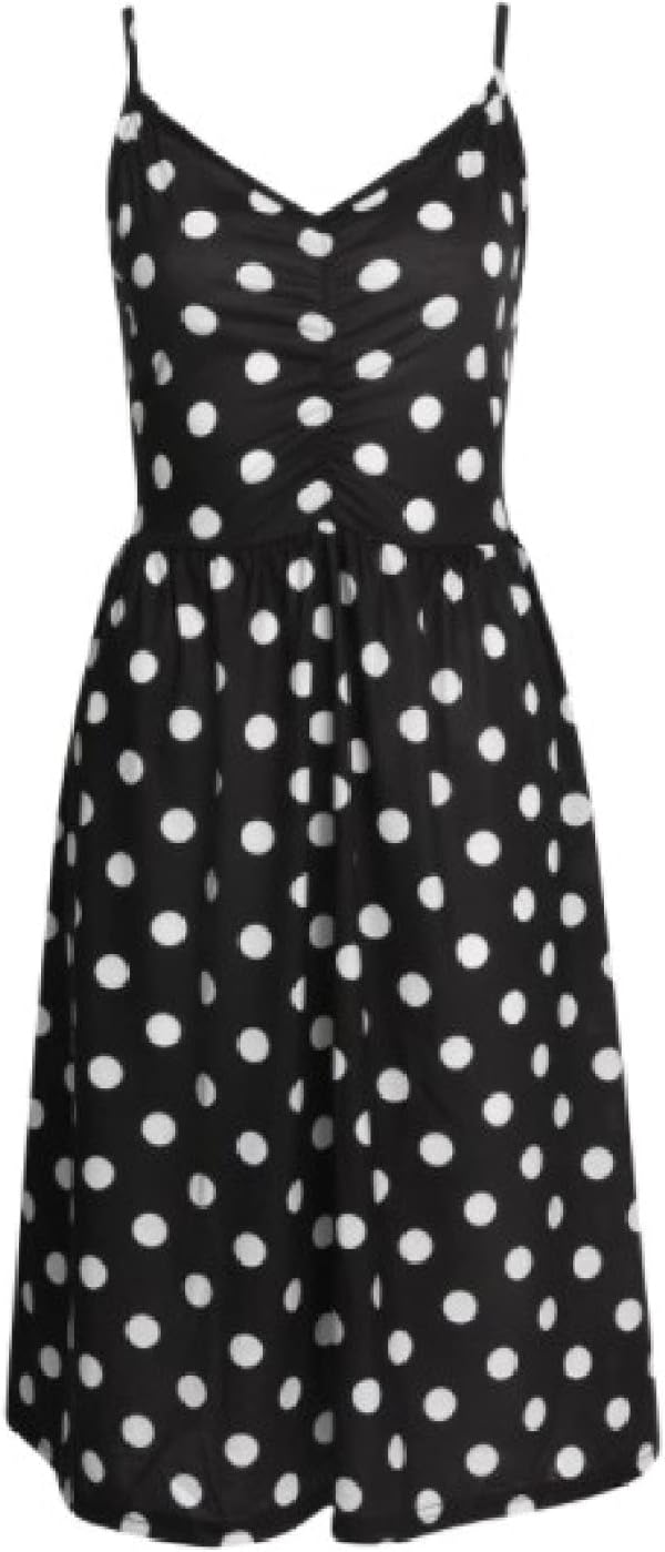 Mila Abito Estivo Donna – Abito A-Line Senza Maniche con Scollo Halter Stampa Chic Sexy