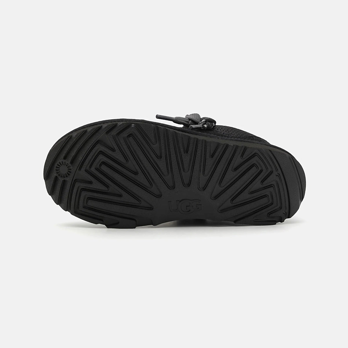 UGG Lowmel Lo Black sneakers uomo e donna in pelle scamosciata nero, dettaglio interno