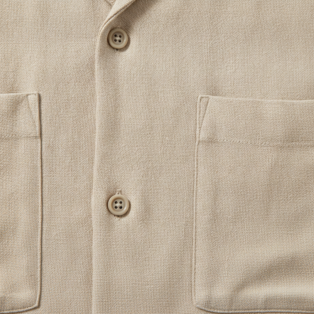 Completo Coordinato Uomo Overshirt Leggero e Pantaloncini - dettaglio