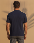 Polo Uomo in Piqué Riciclato – Eco-Design Resistente - vista posteriore