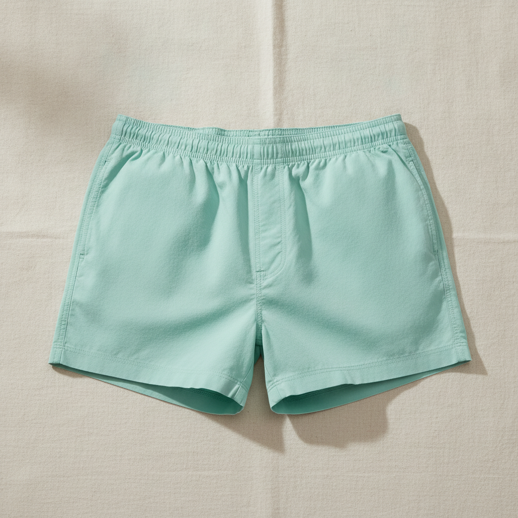 Costume Boxer Uomo Tinta Pastello – Look Raffinato Estivo - Verde Menta