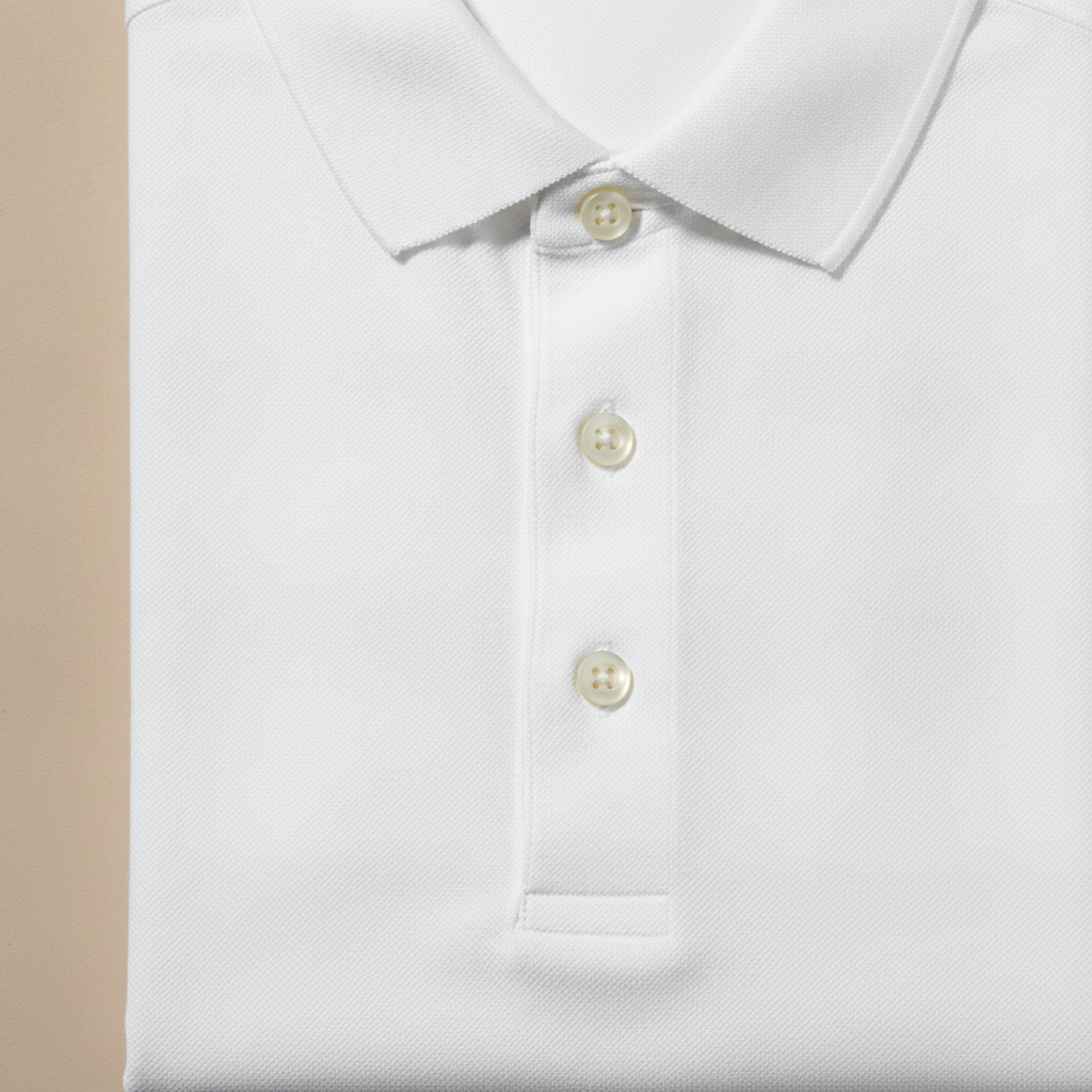 Polo Uomo Premium Filo di Scozia – Cotone Pregiato Setoso - dettaglio