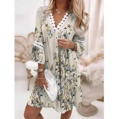 Cassandra Summer Dress - Lightness florel ed Elegance rilassato