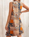Luna Abito Donna – Abito Mini Floreale Senza Maniche Taglio Fluido Boho Estate