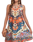 Vestito Estivo da Donna Léna – Vestito A-Line con Spalline, Scollo a V e Tasche, Lunghezza Media