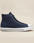 Sneakers Uomo Alte in Canvas – Casual Urbane Senza Tempo - Blu Navy