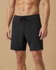Costume Uomo Lungo al Ginocchio Quick-Dry – Sportivo e Coprente - Nero - indossato