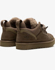 UGG Lowmel Hickory sneakers donna in pelle scamosciata marrone hickory, dettaglio suola