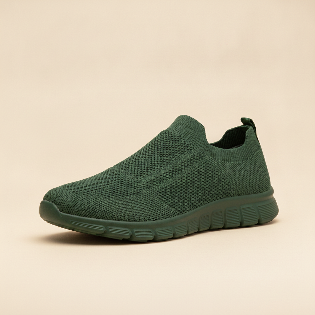Sneakers Uomo Sportive Leggere in Mesh – Comfort Quotidiano Attivo - Verde