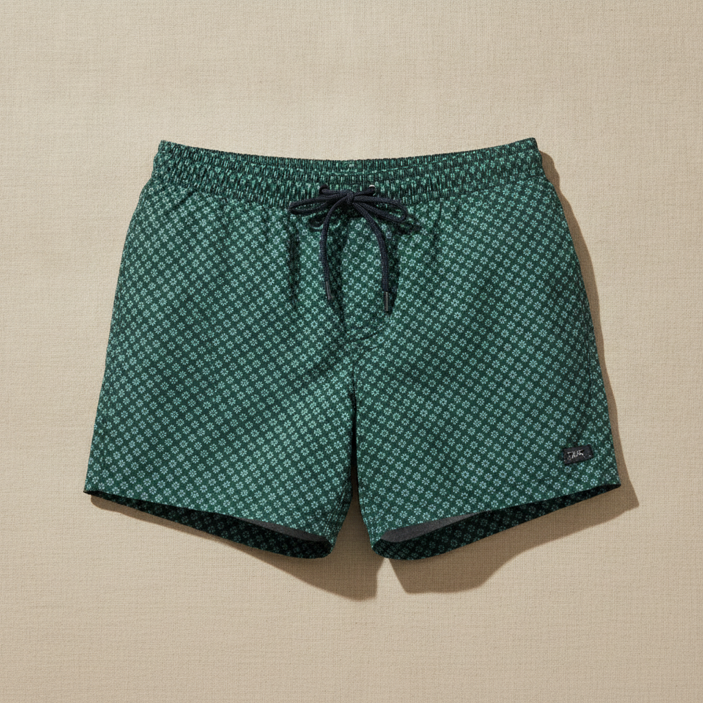 Costume Uomo a Micro-Fantasia – Elegante ed Estivo Quick-Dry - Verde Micro