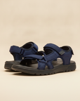 Sandali Sportivi Uomo con Fascette – Comfort e Grip Estivo - Blu Navy