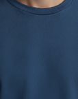 T-shirt Uomo Effetto Fiammato – Texture Slub Casual - dettaglio