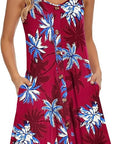 Gabbie Robe Été Donna – Spalline Sottili, Scollo a V e Tasche, Taglio Fluido Spiaggia