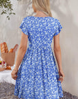 Clara Vestito Midi Donna – Vestito Scollo a V Senza Maniche Con Bottoni e Tasche Estate