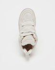 UGG Lowmel Ceramic sneakers donna in pelle scamosciata bianco, dettaglio interno