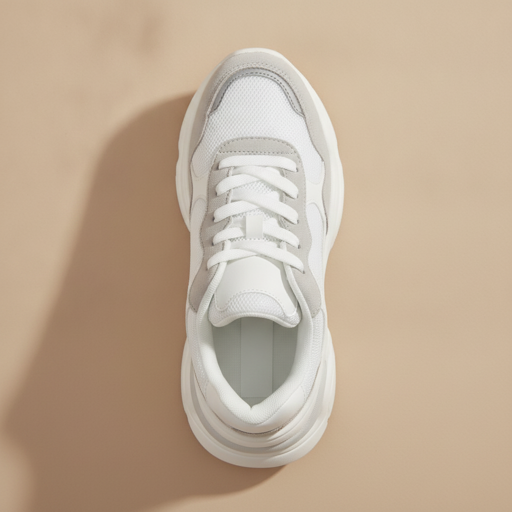Sneakers Uomo Chunky Dad Bicolore – Streetwear Retro di Tendenza - vista dall'alto