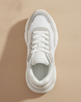 Sneakers Uomo Chunky Dad Bicolore – Streetwear Retro di Tendenza - vista dall'alto